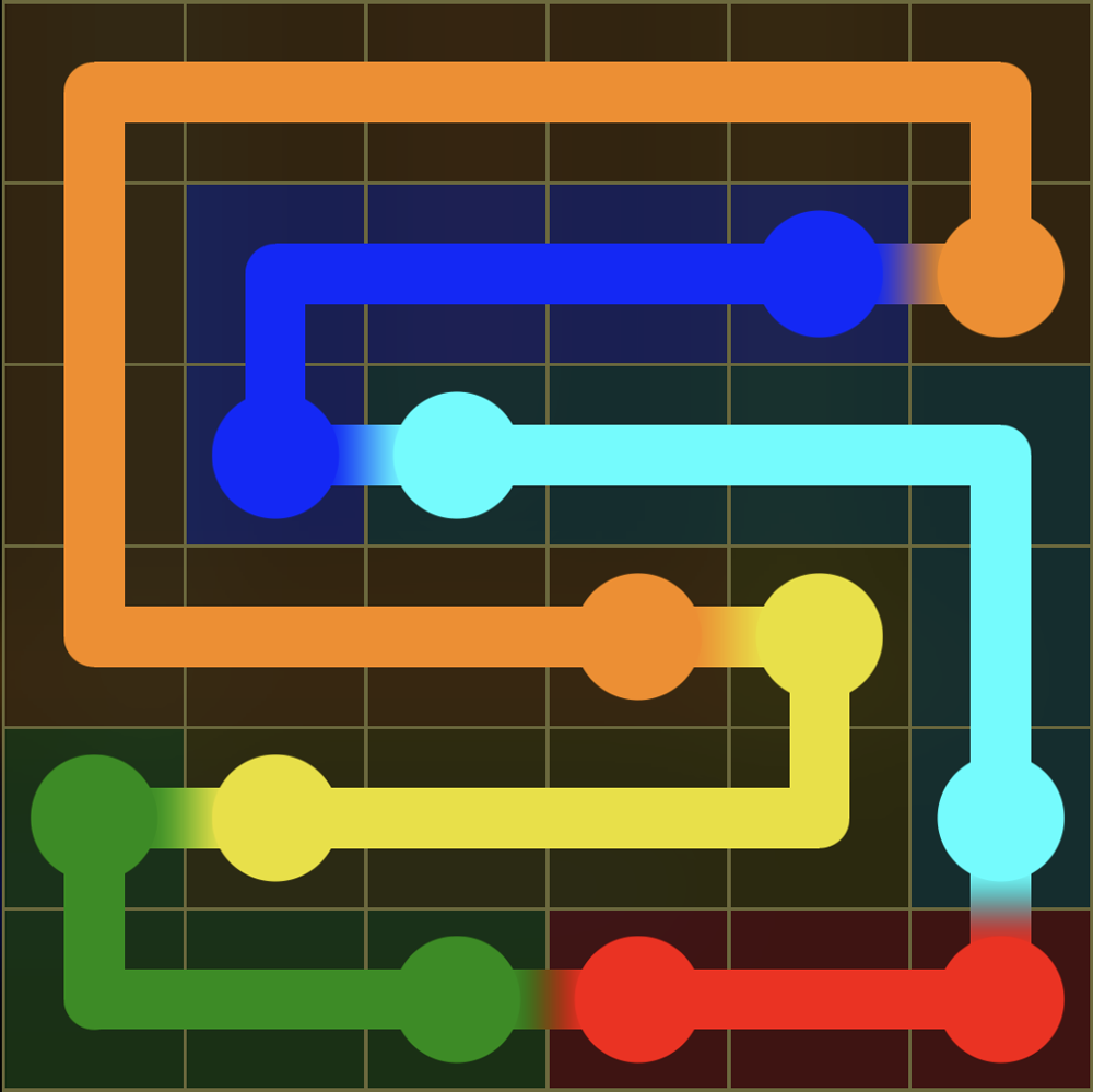 Flow Free 7652 Solution