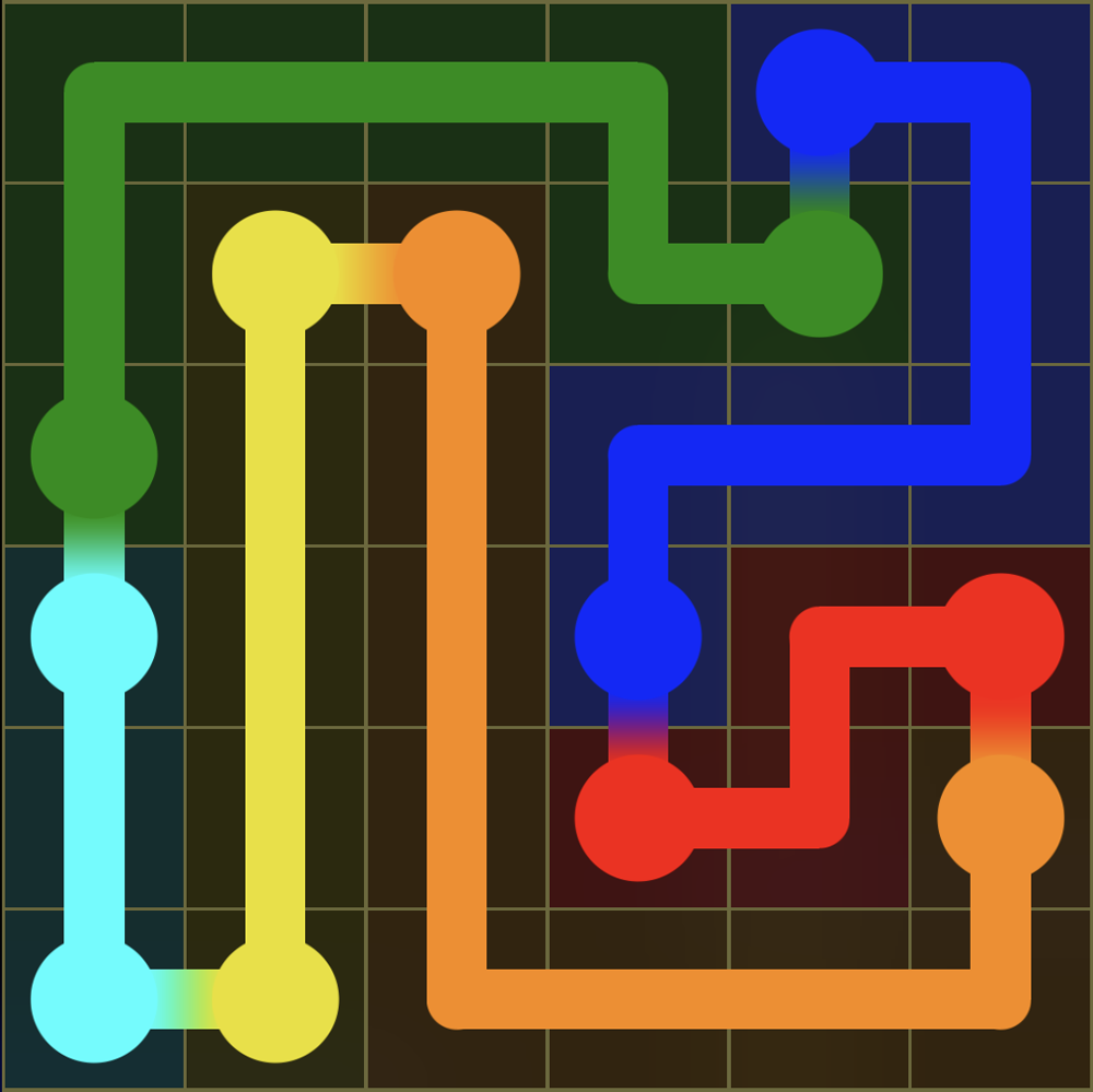 Flow Free 7653 Solution
