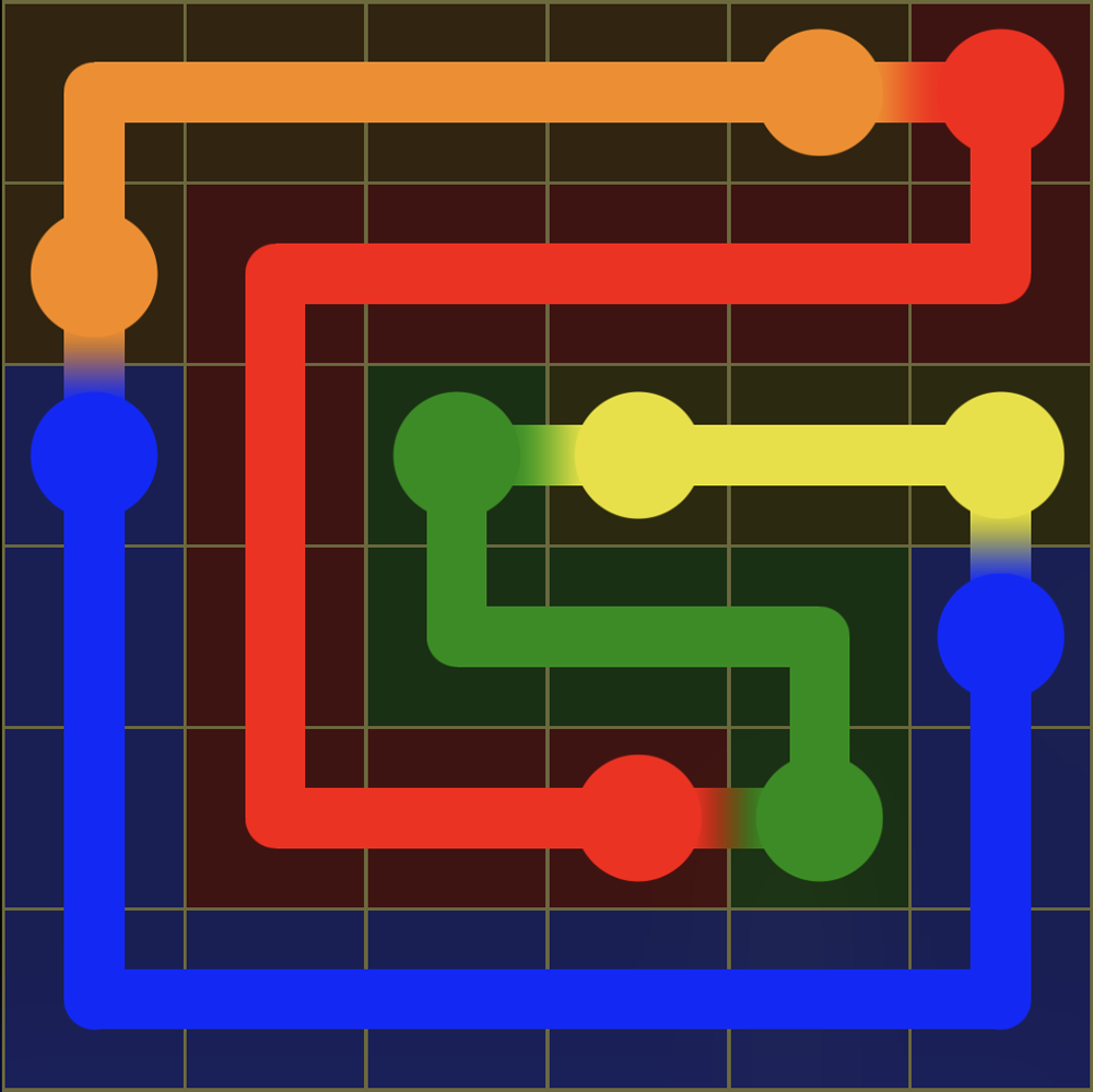 Flow Free 7654 Solution