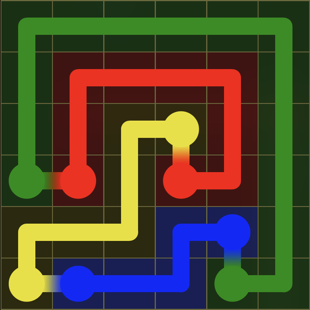 Flow Free 7671 Solution