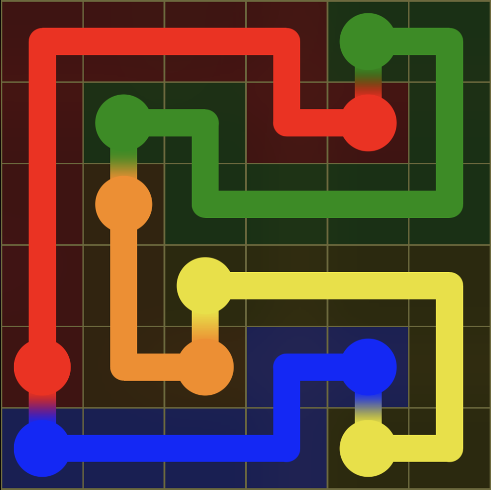 Flow Free 7674 Solution