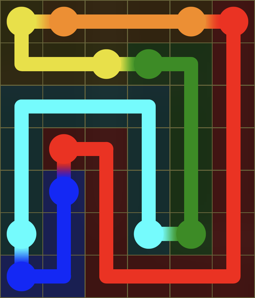 Flow Free 7692 Solution