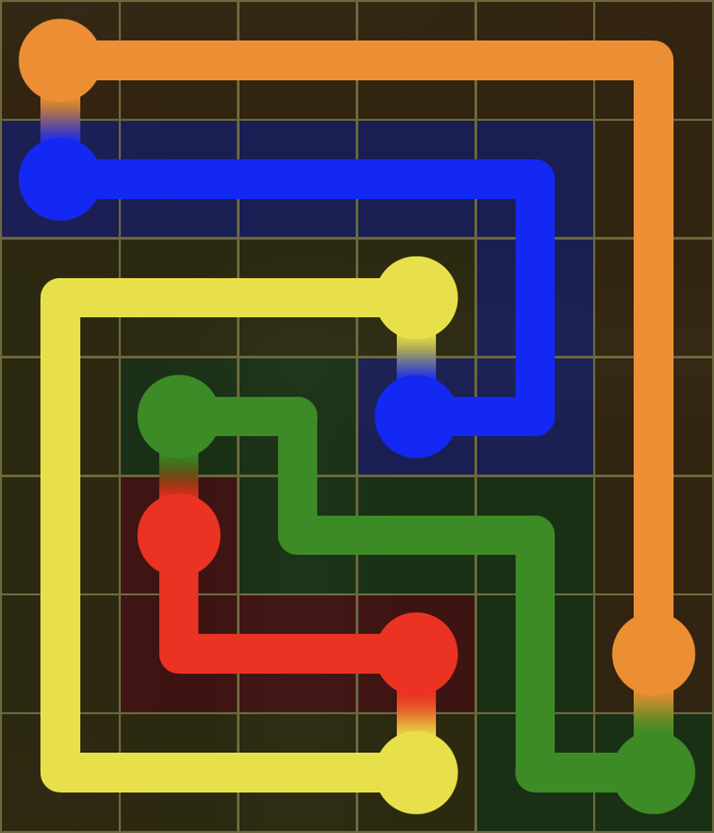 Flow Free 7693 Solution