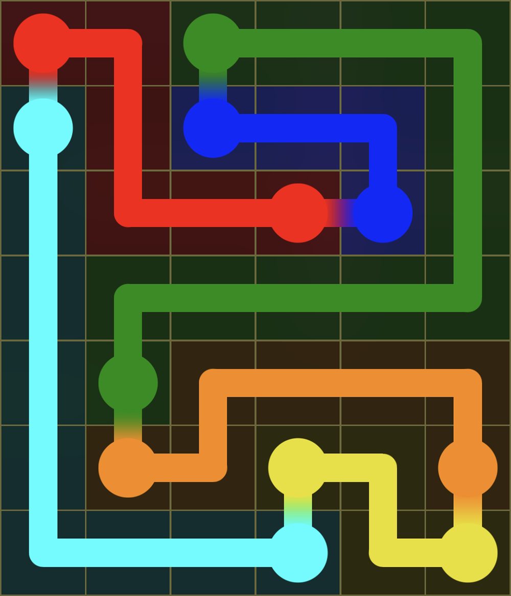 Flow Free 7708 Solution