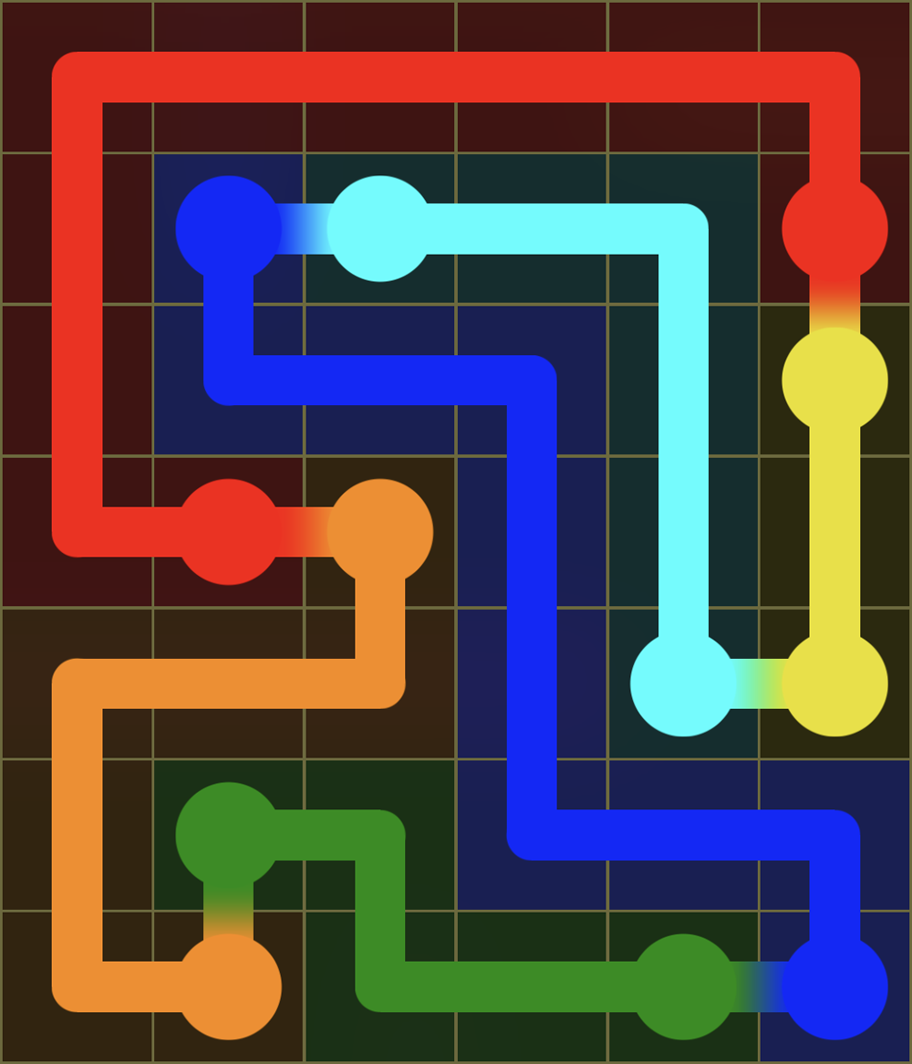 Flow Free 7688 Solution