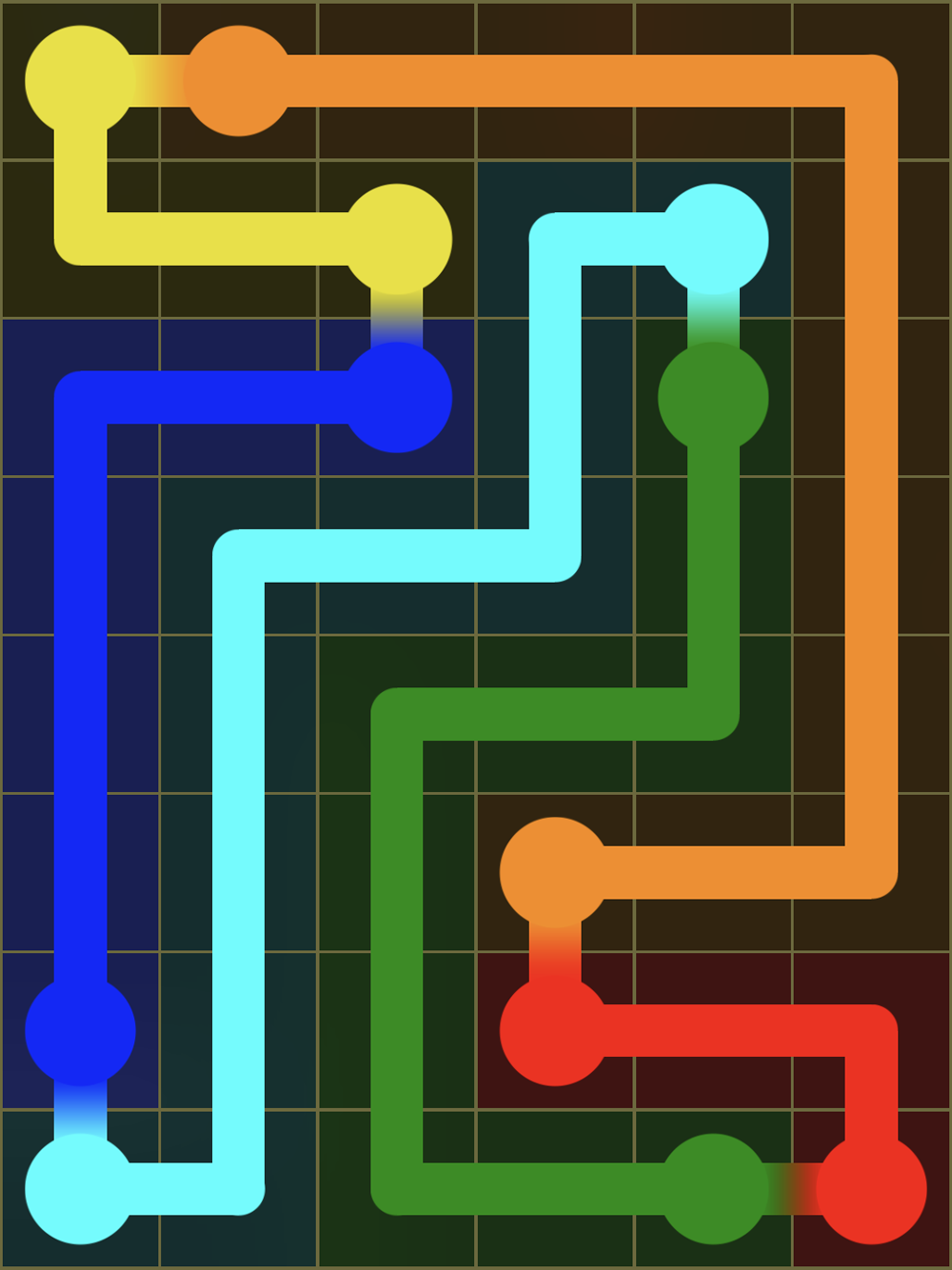 Flow Free 7714 Solution