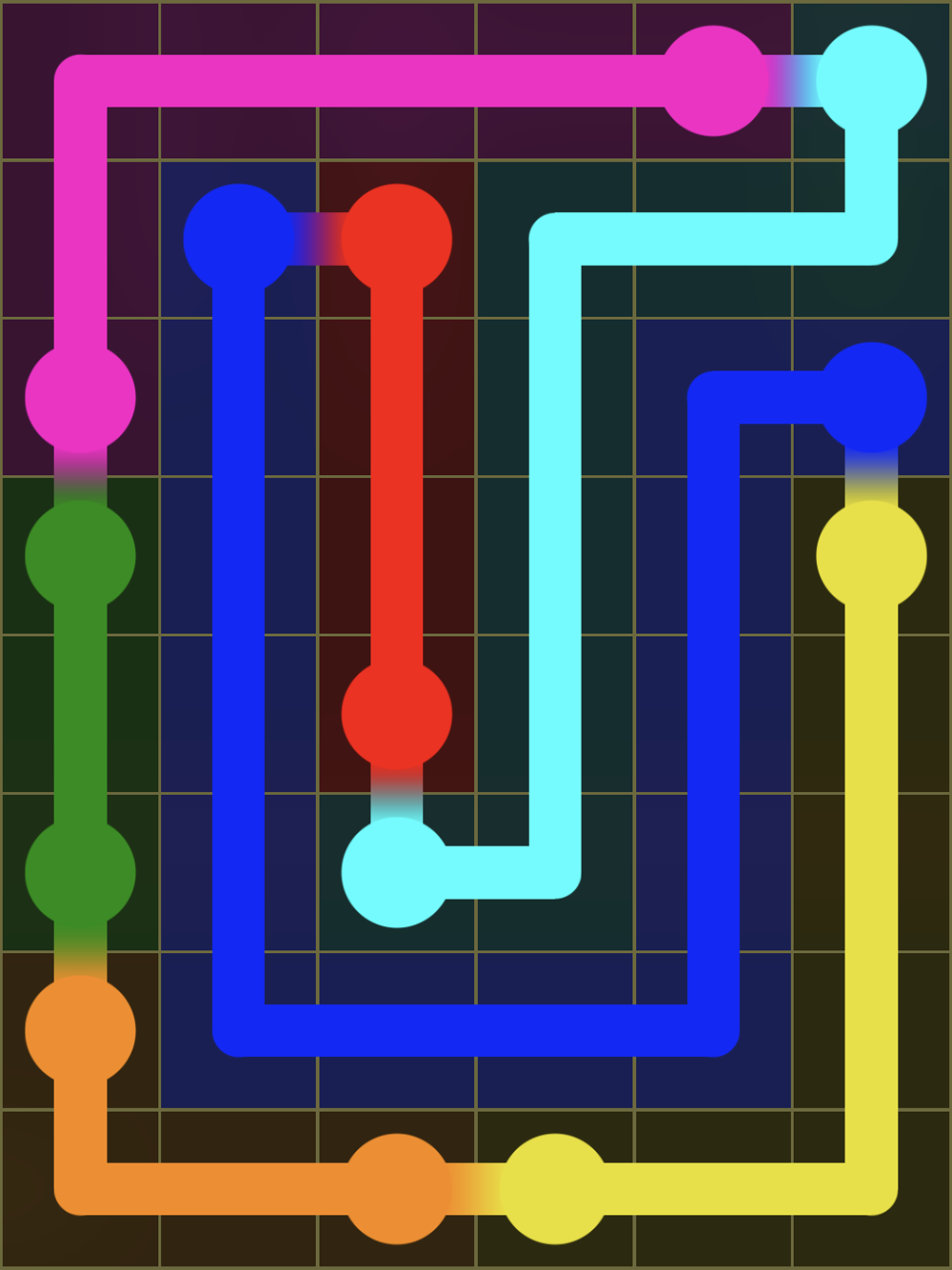 Flow Free 7718 Solution