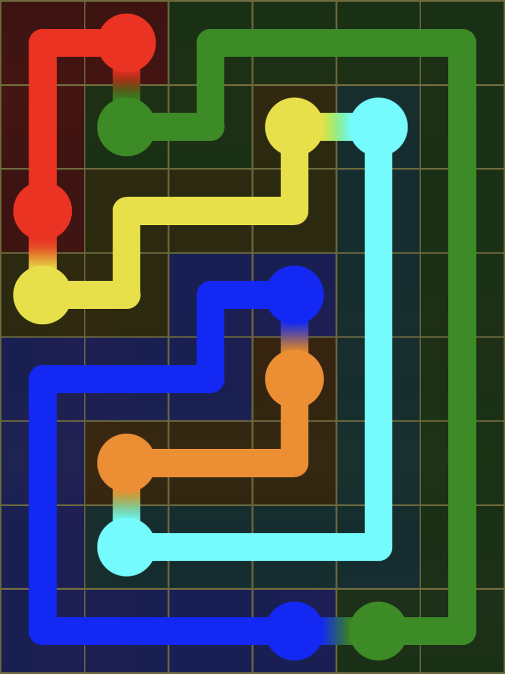 Flow Free 7729 Solution