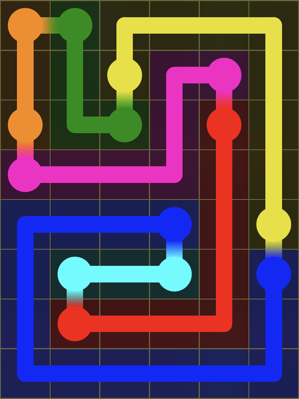 Flow Free 7733 Solution