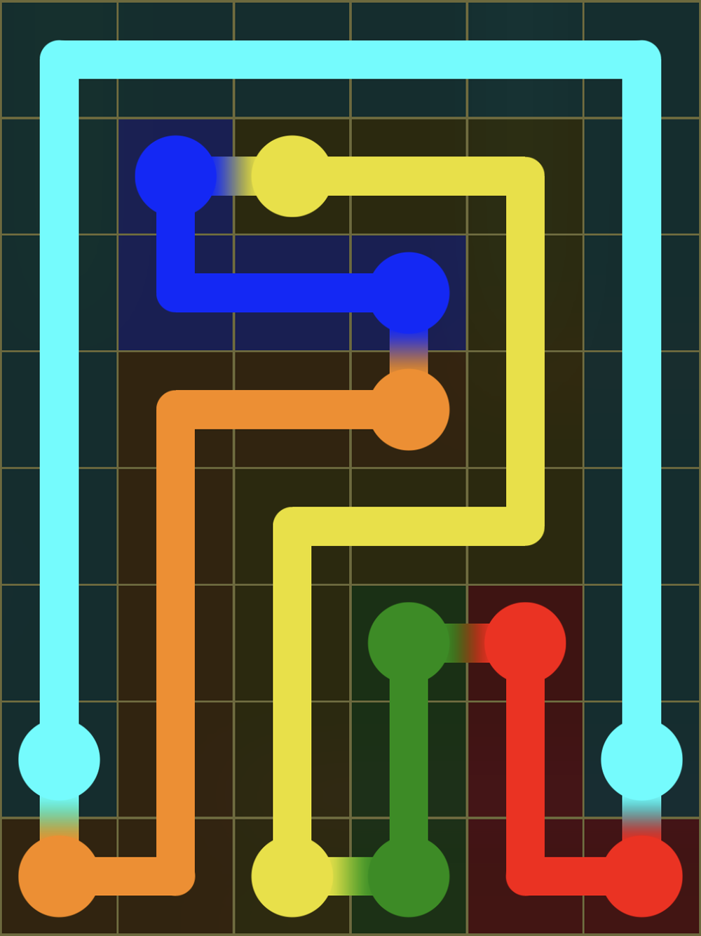 Flow Free 7734 Solution