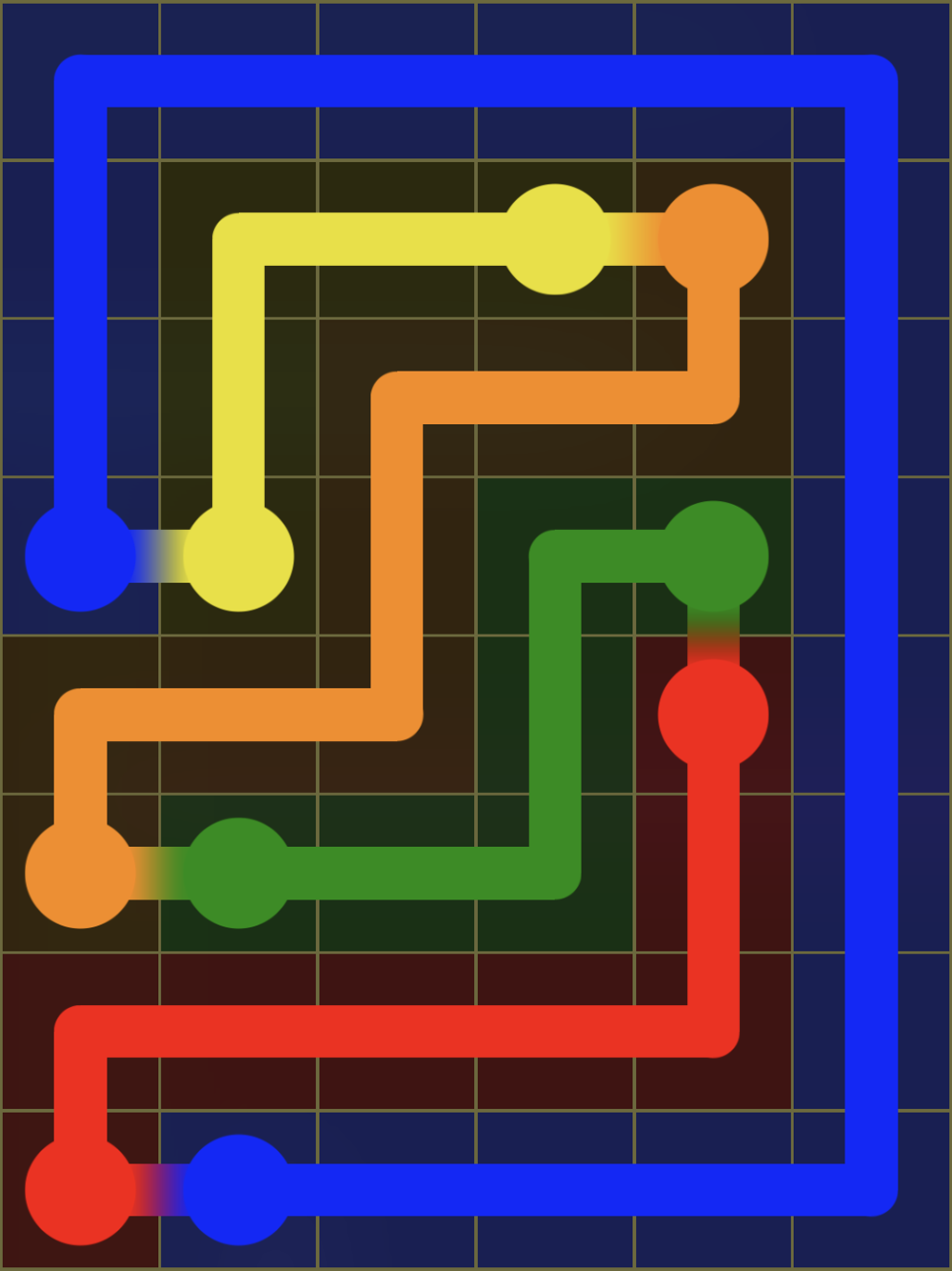 Flow Free 7736 Solution