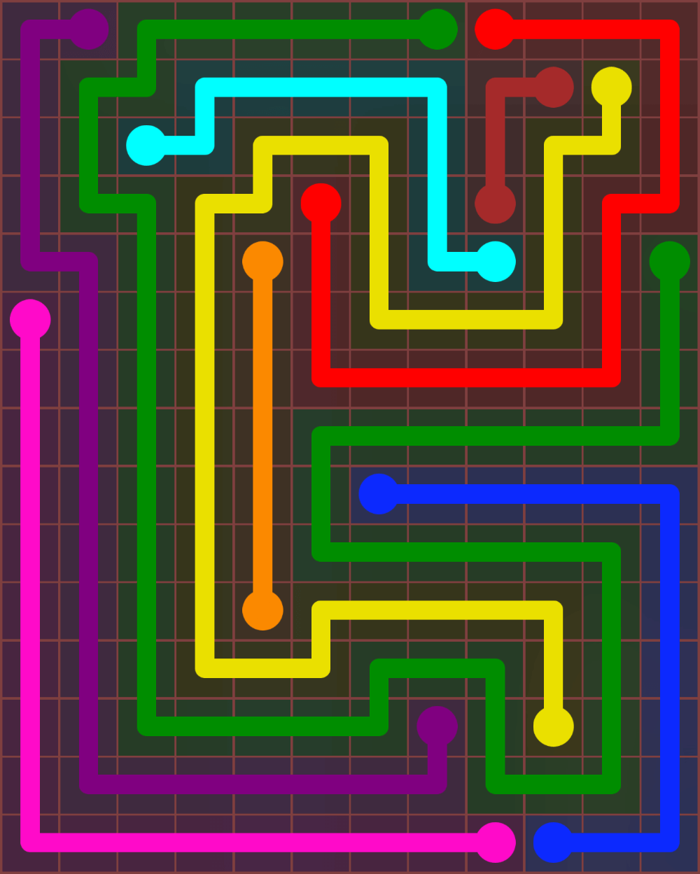 Flow Free 7177 Solution