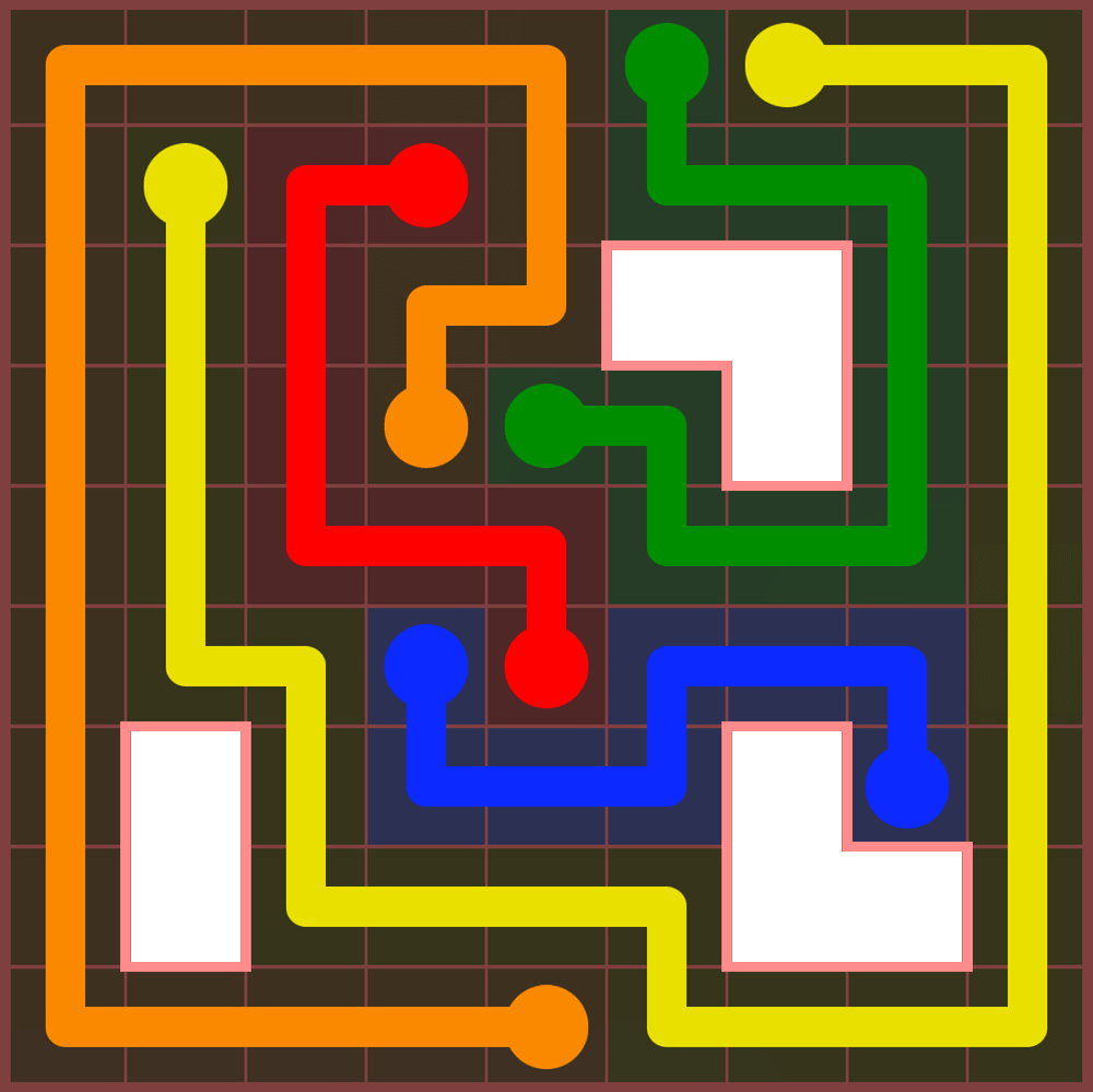Flow Free 4077 Solution
