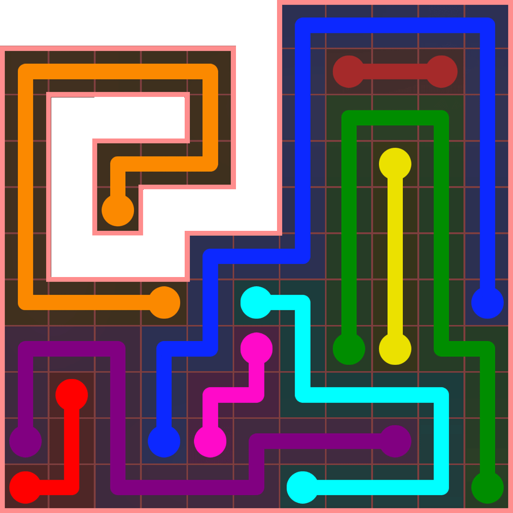 Flow Free 3622 Solution