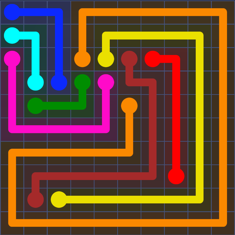 Flow Free 2234 Solution