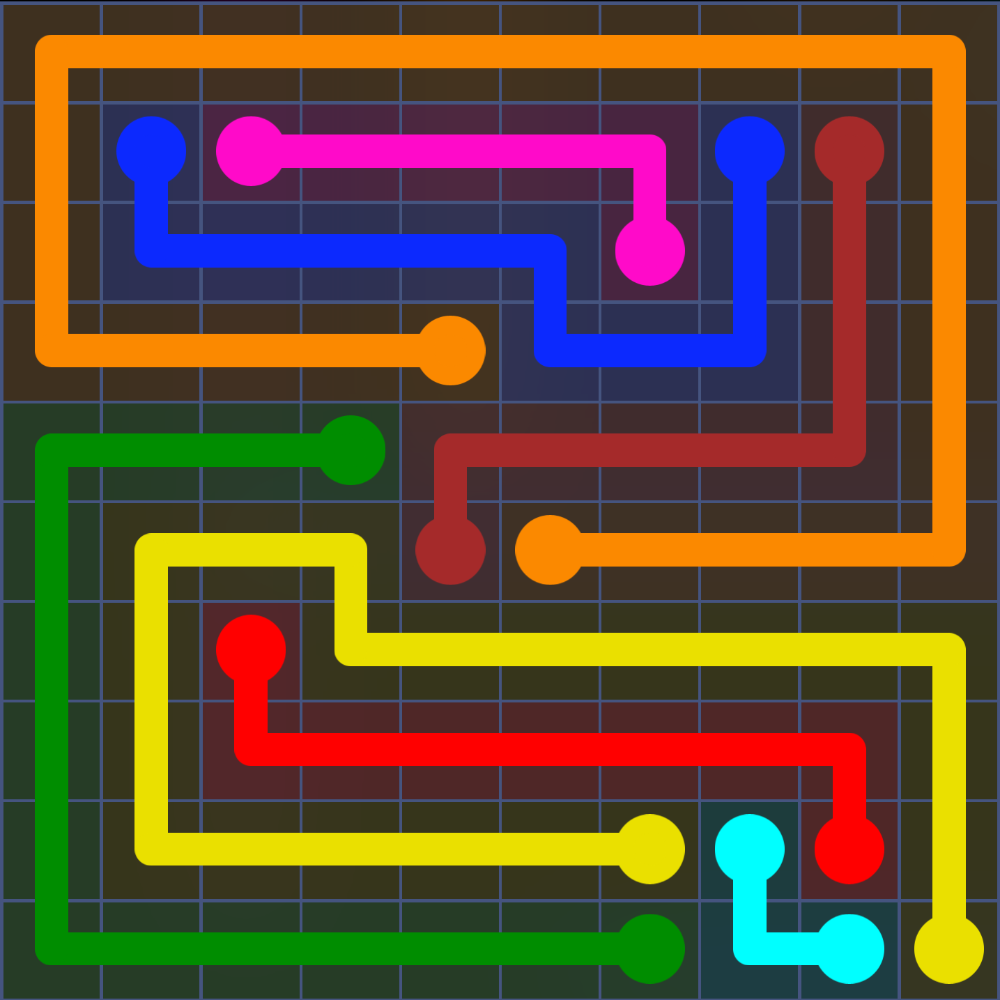 Flow Free 2249 Solution