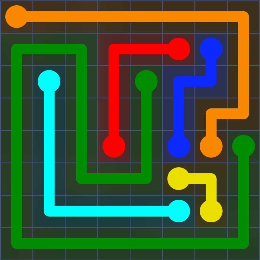Flow Free 2342 Solution