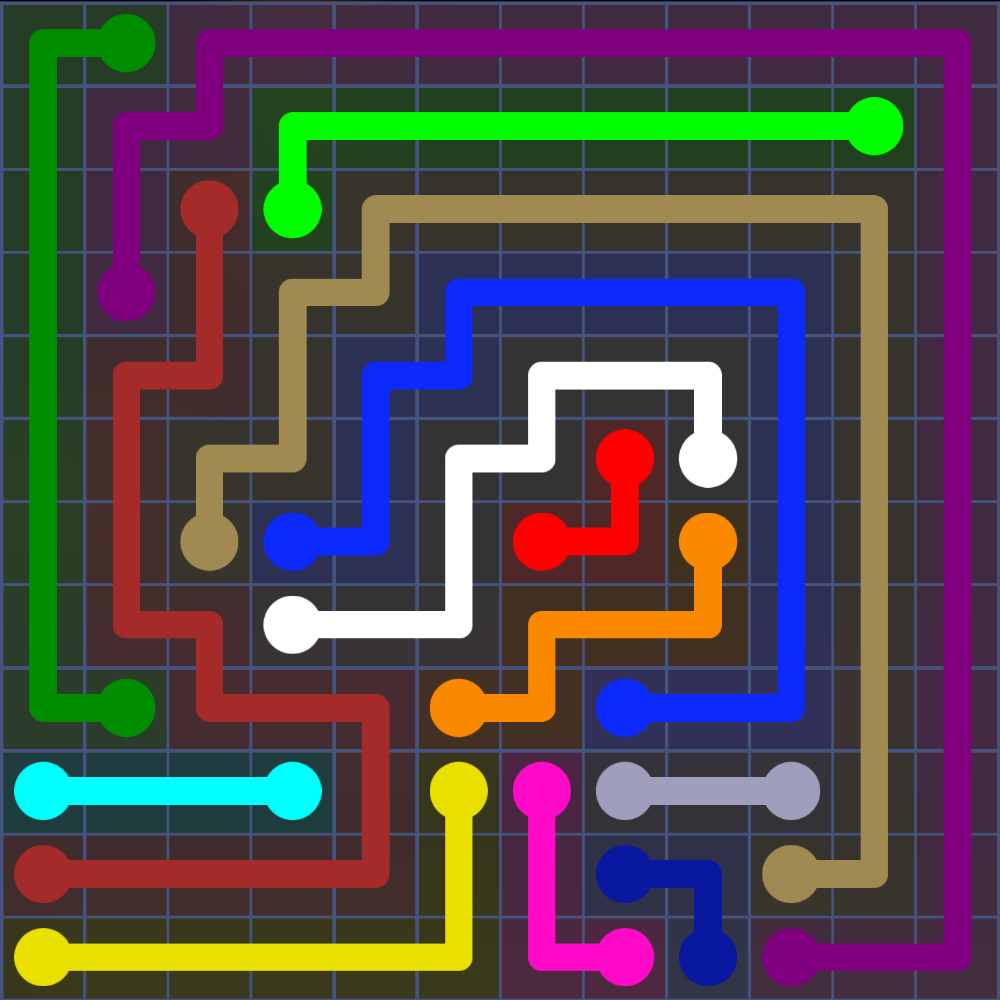 Flow Free 2344 Solution