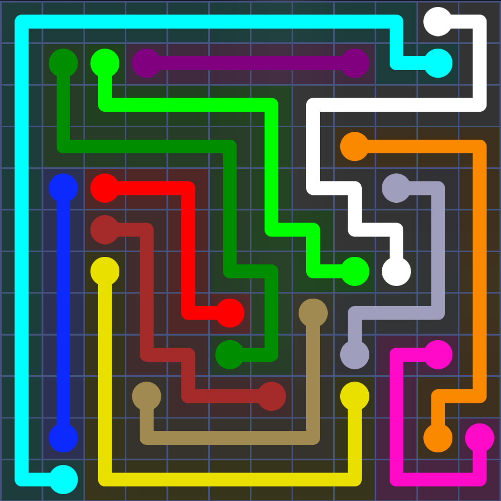 Flow Free 2349 Solution
