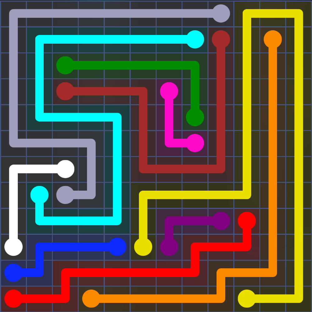 Flow Free 2354 Solution
