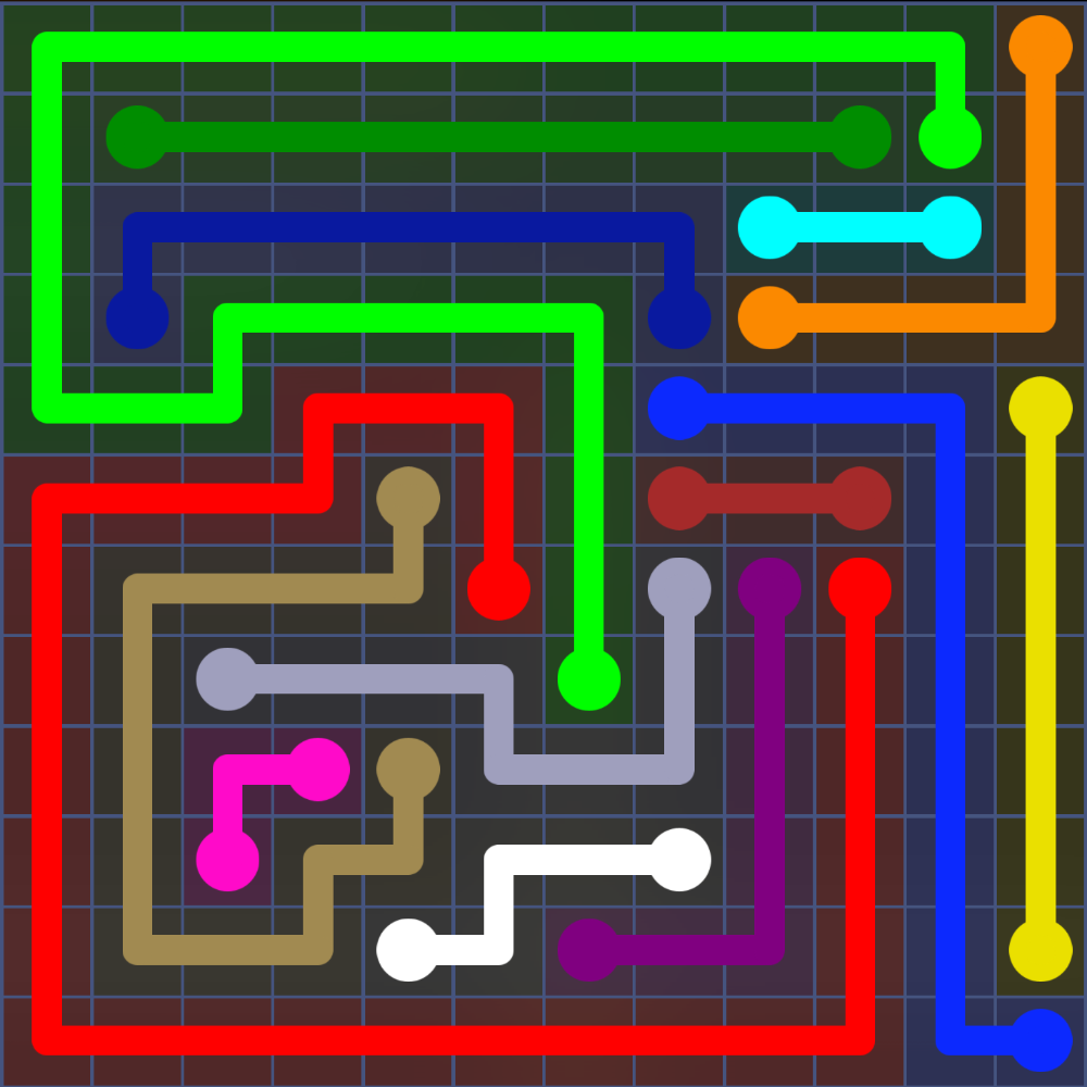 Flow Free 2355 Solution