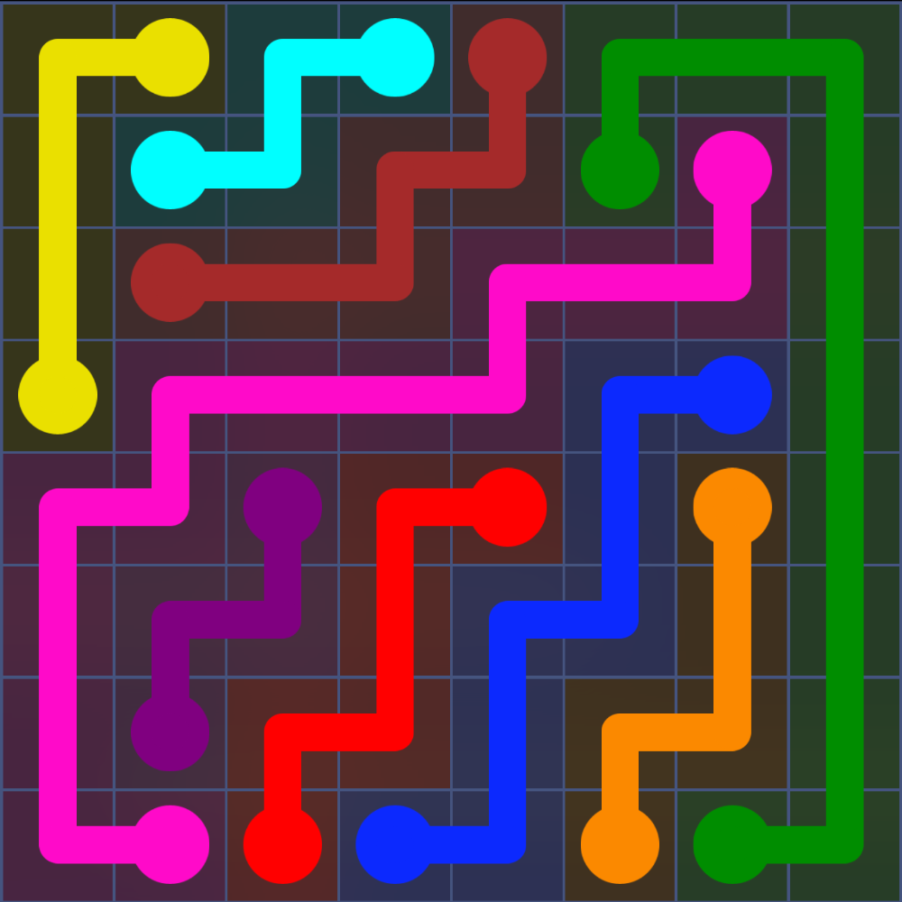 Flow Free 2362 Solution