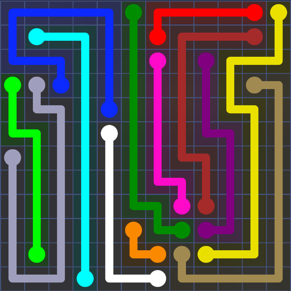 Flow Free 2369 Solution