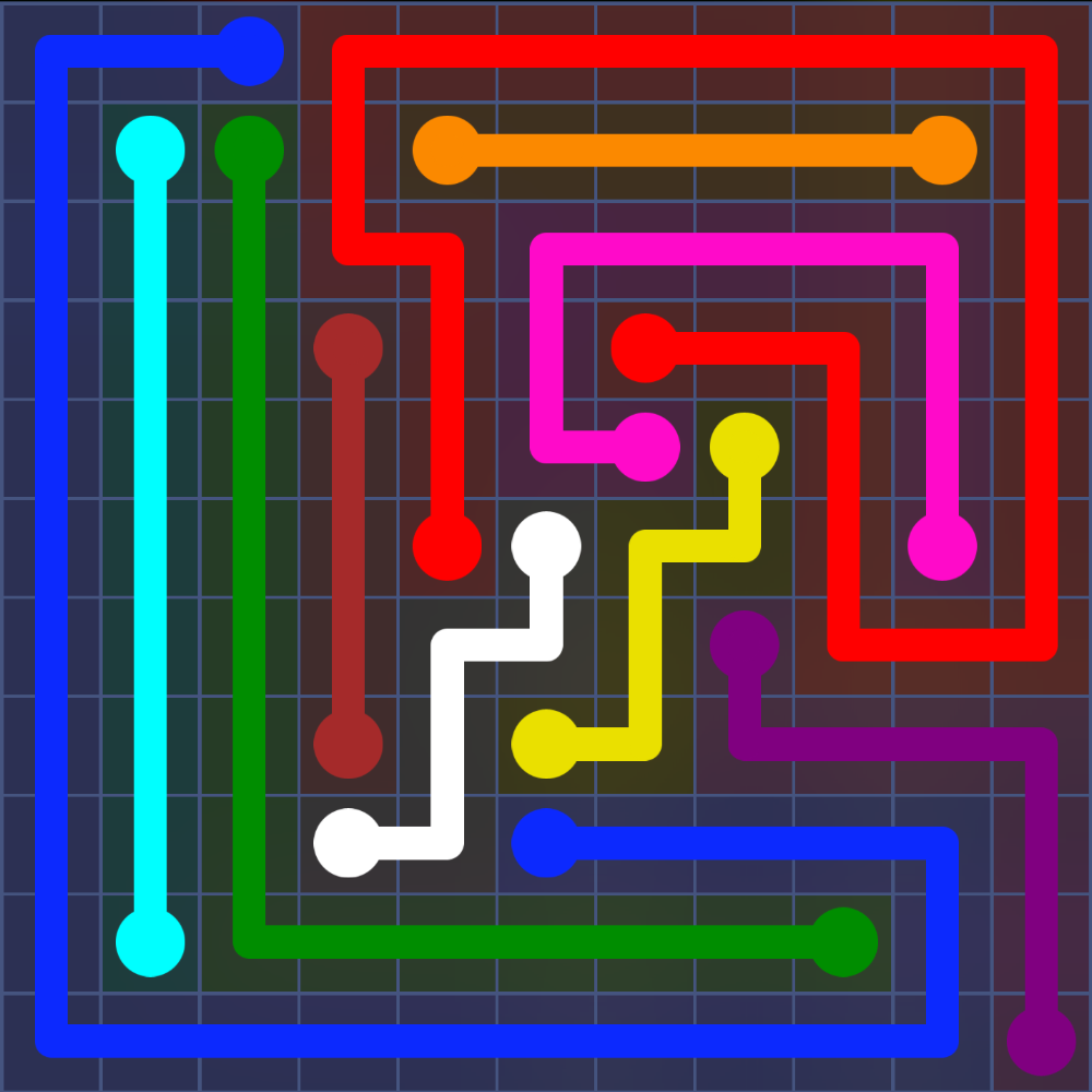 Flow Free 2254 Solution