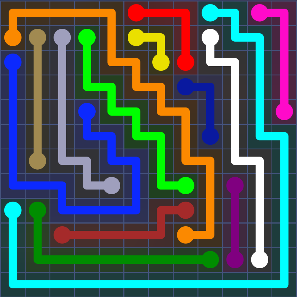 Flow Free 2325 Solution