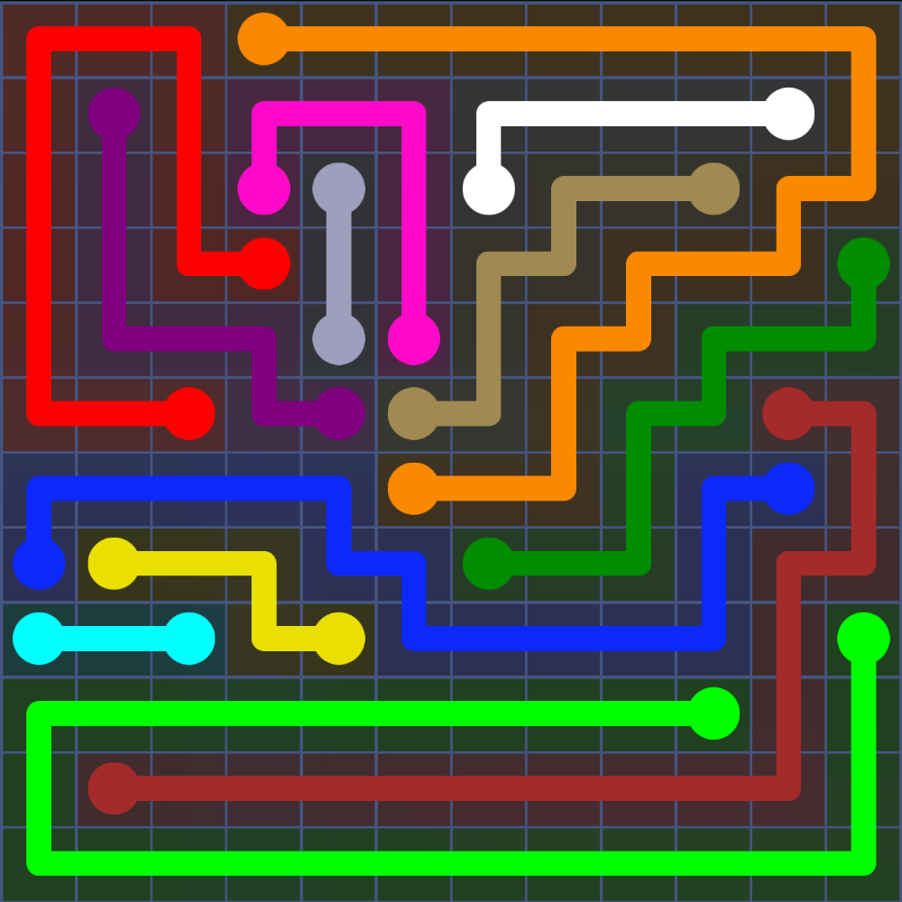 Flow Free 2319 Solution