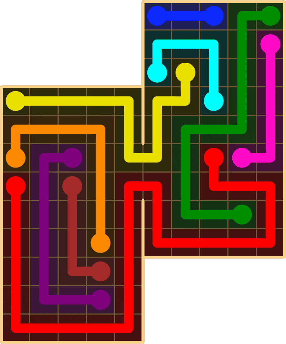 Flow Free 8824 Solution