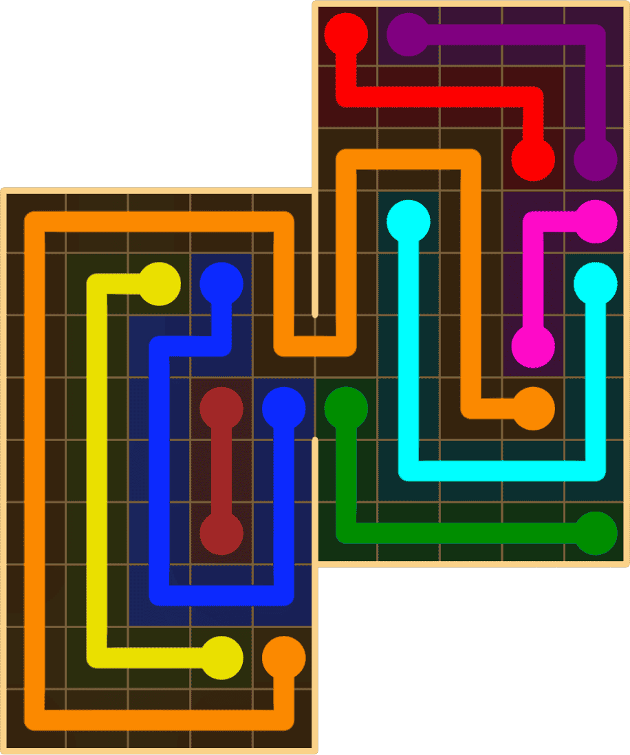 Flow Free 8832 Solution