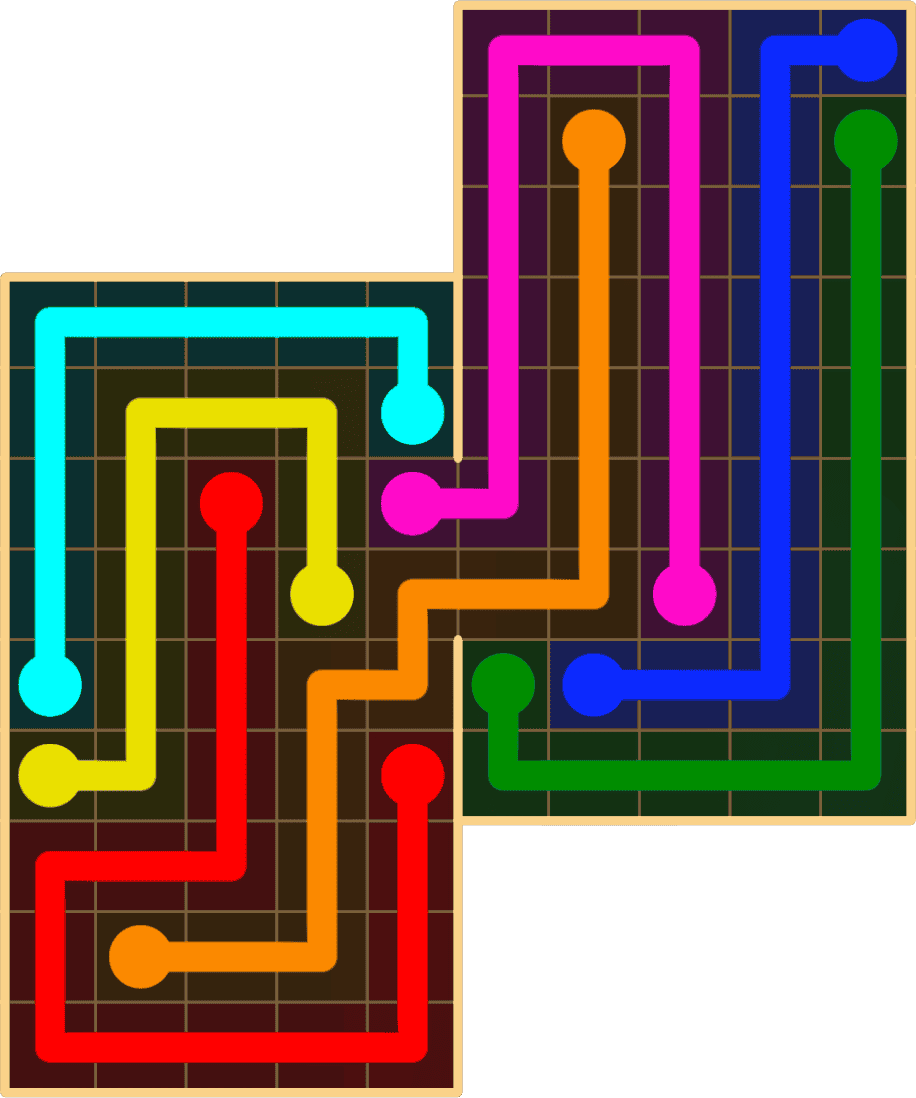 Flow Free 8840 Solution