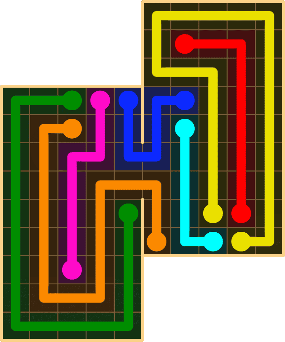 Flow Free 8841 Solution