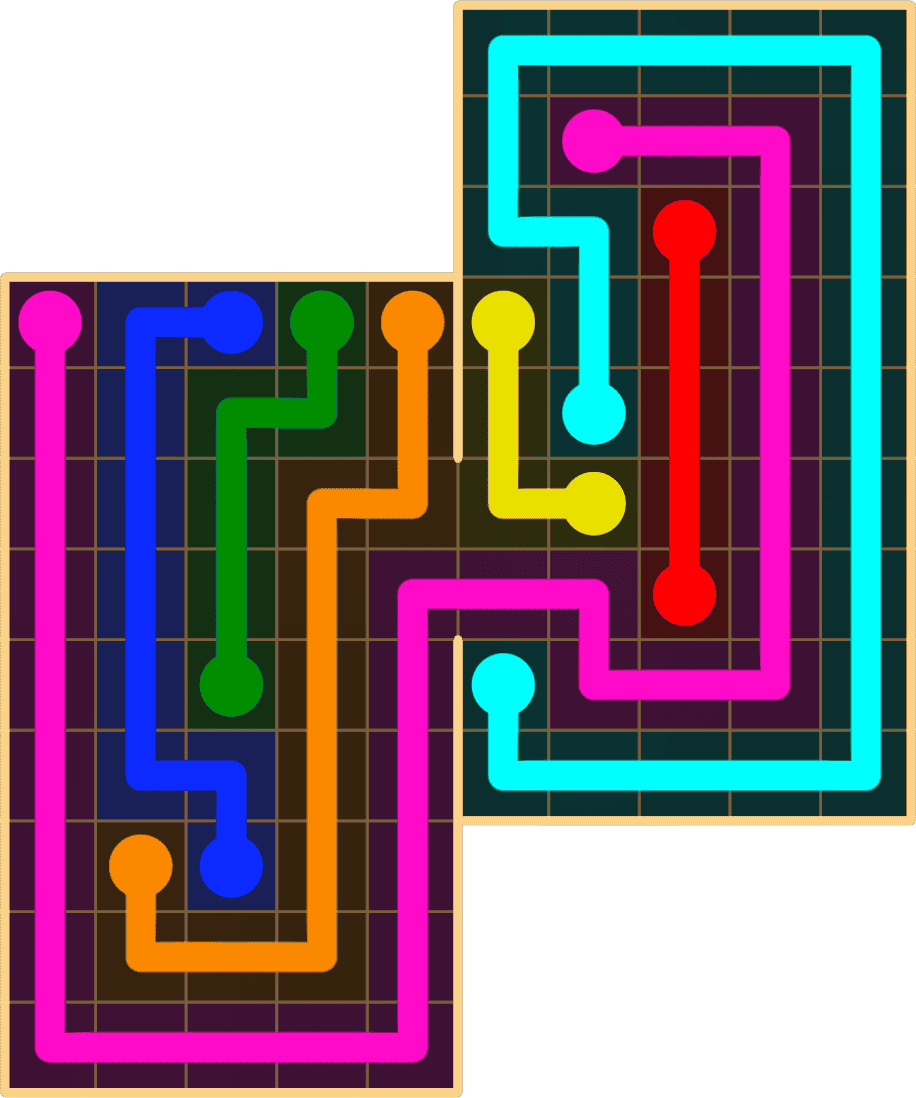 Flow Free 8843 Solution