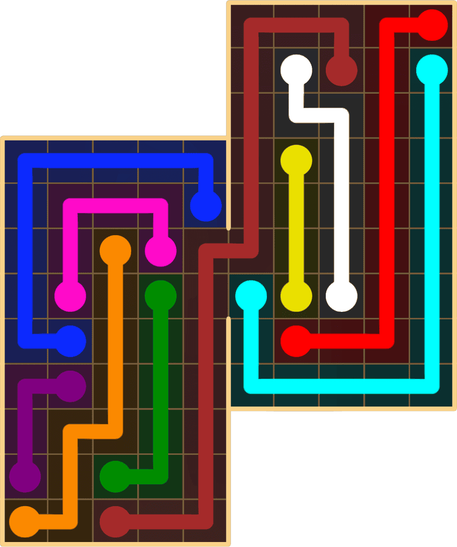 Flow Free 8844 Solution