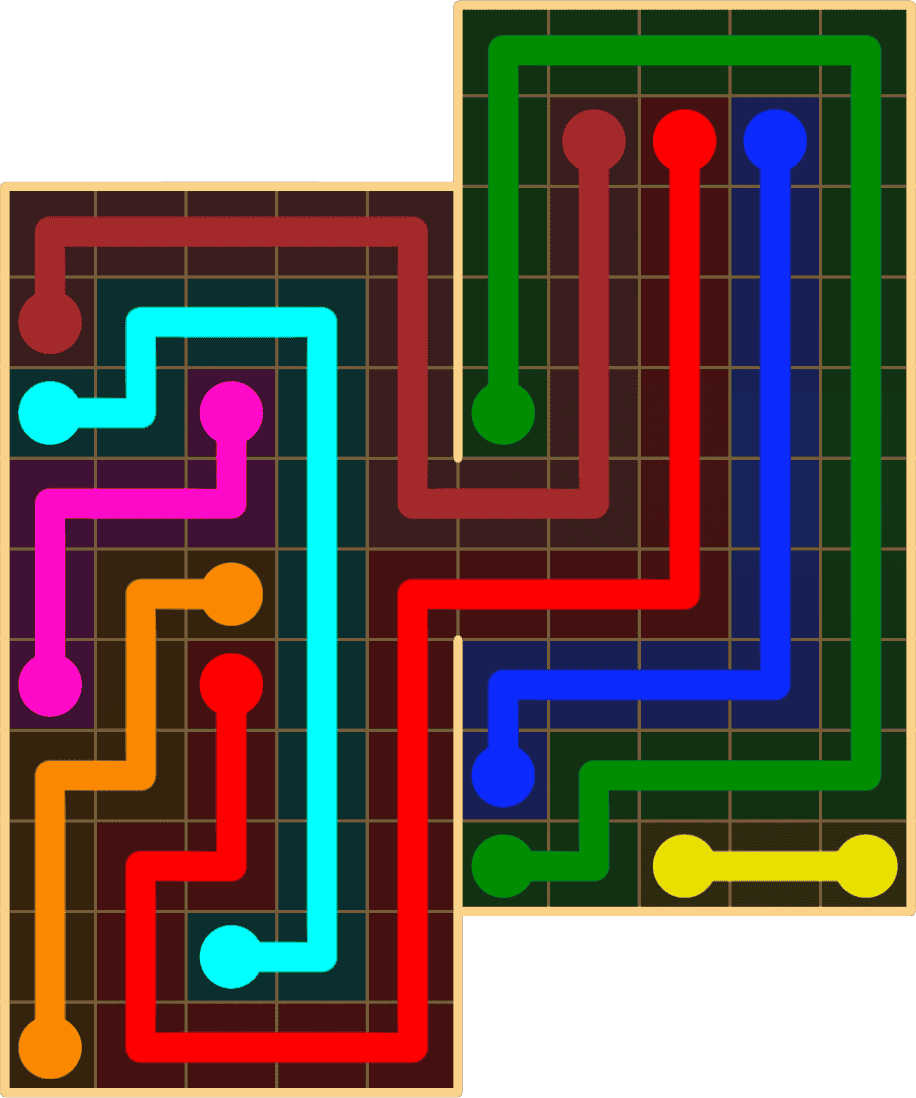 Flow Free 8852 Solution