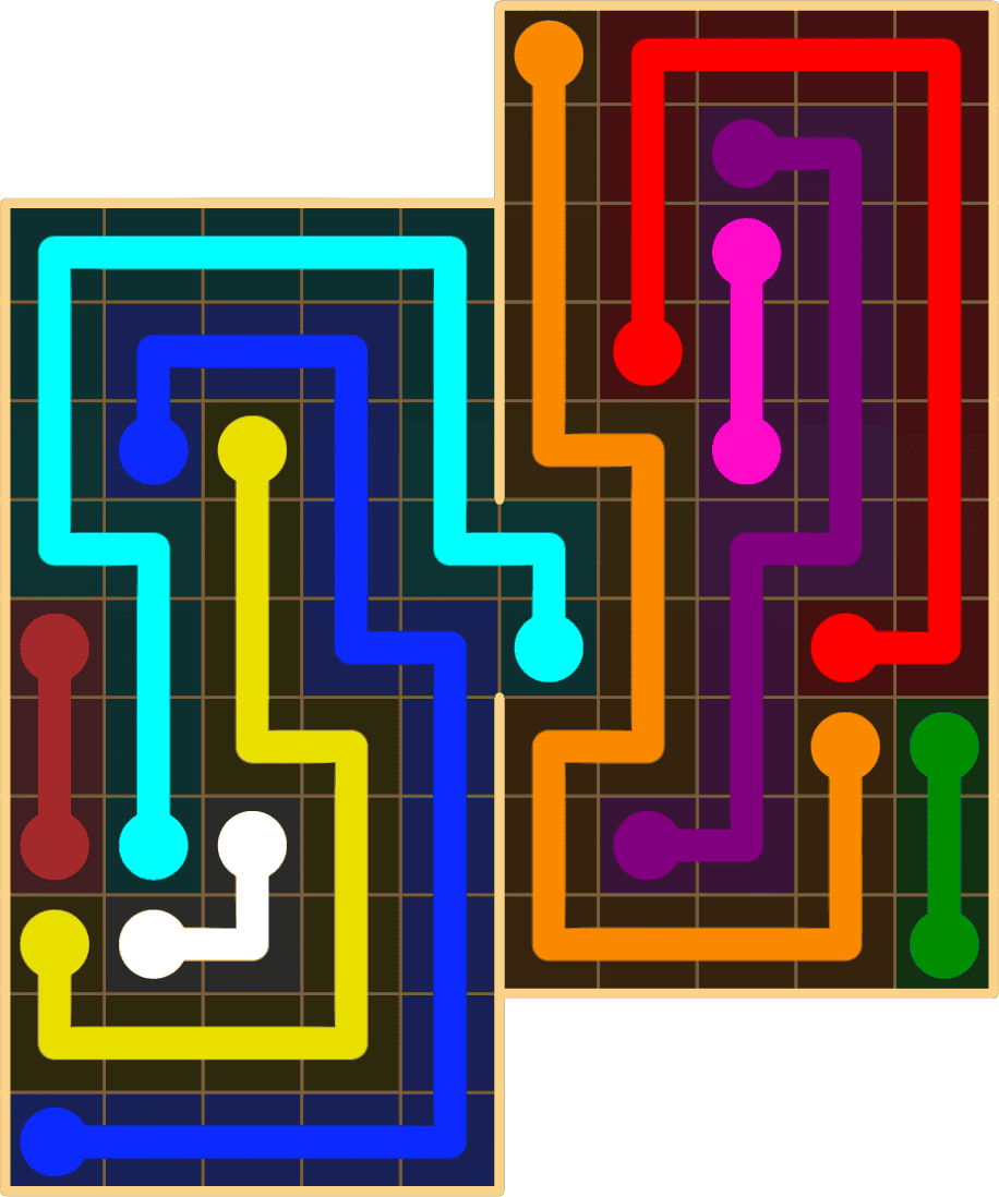 Flow Free 8853 Solution