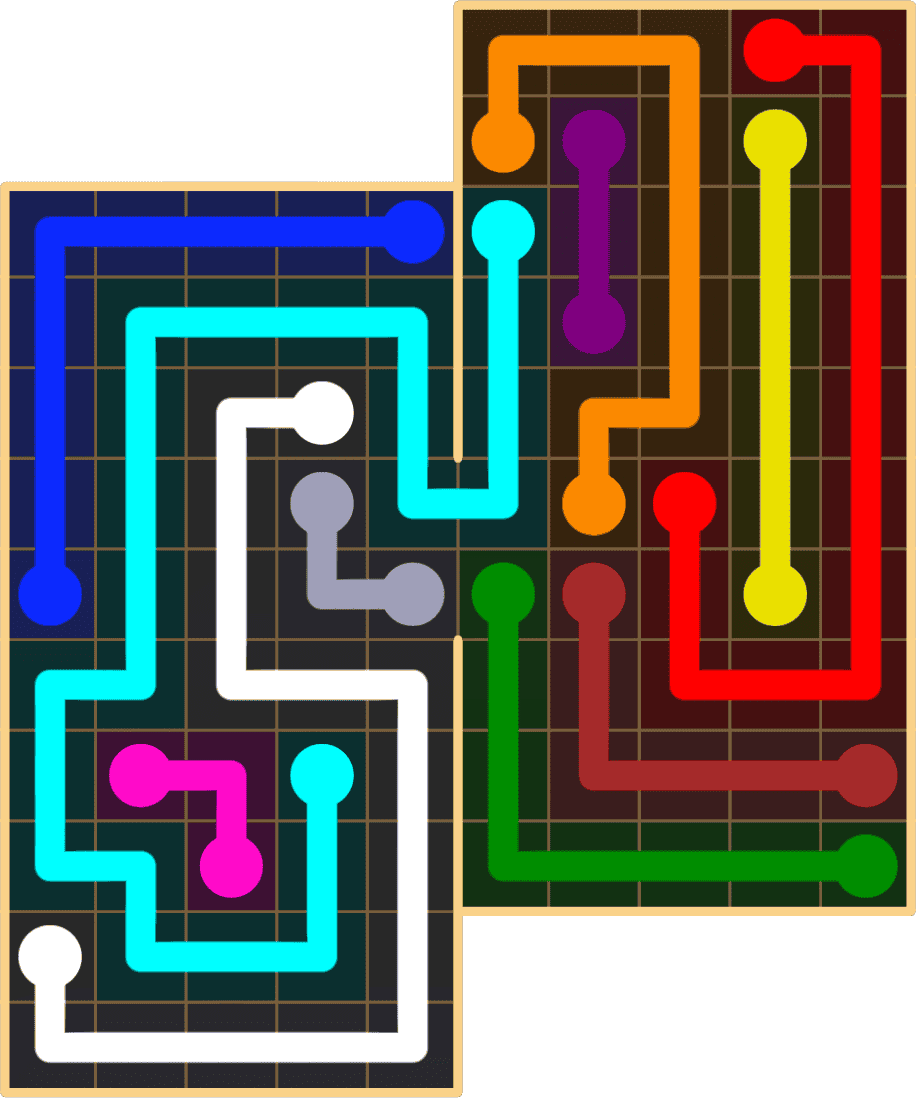 Flow Free 8856 Solution