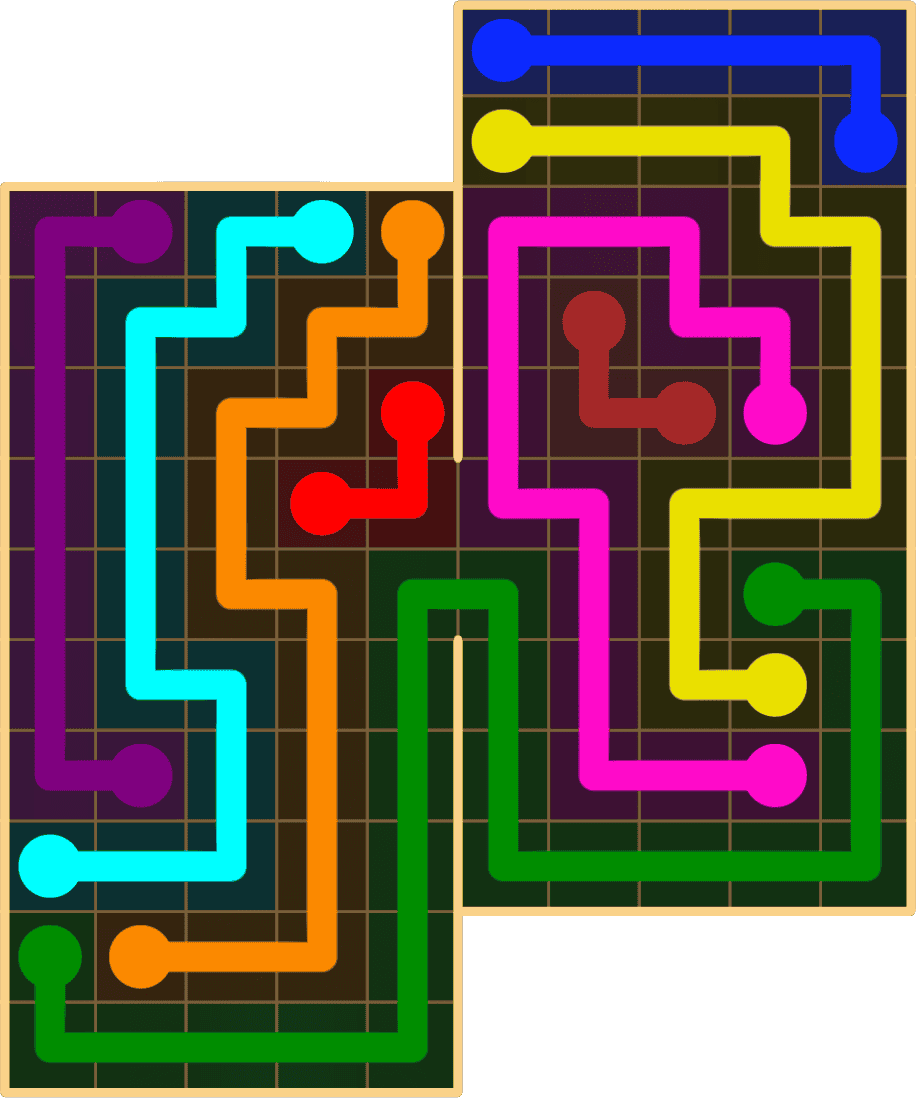 Flow Free 8863 Solution