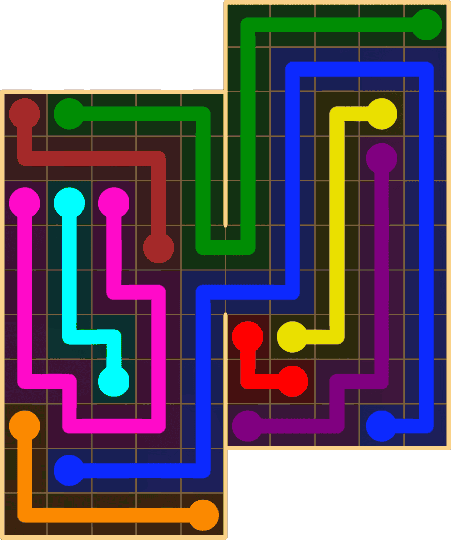 Flow Free 8866 Solution