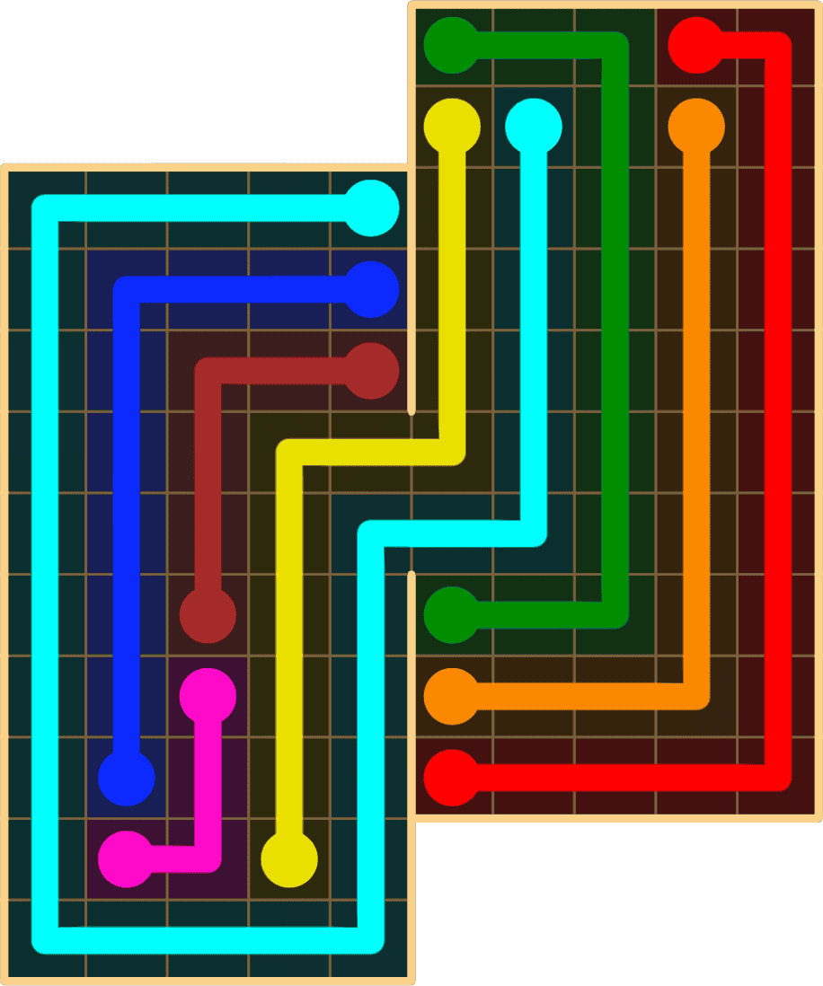 Flow Free 8867 Solution