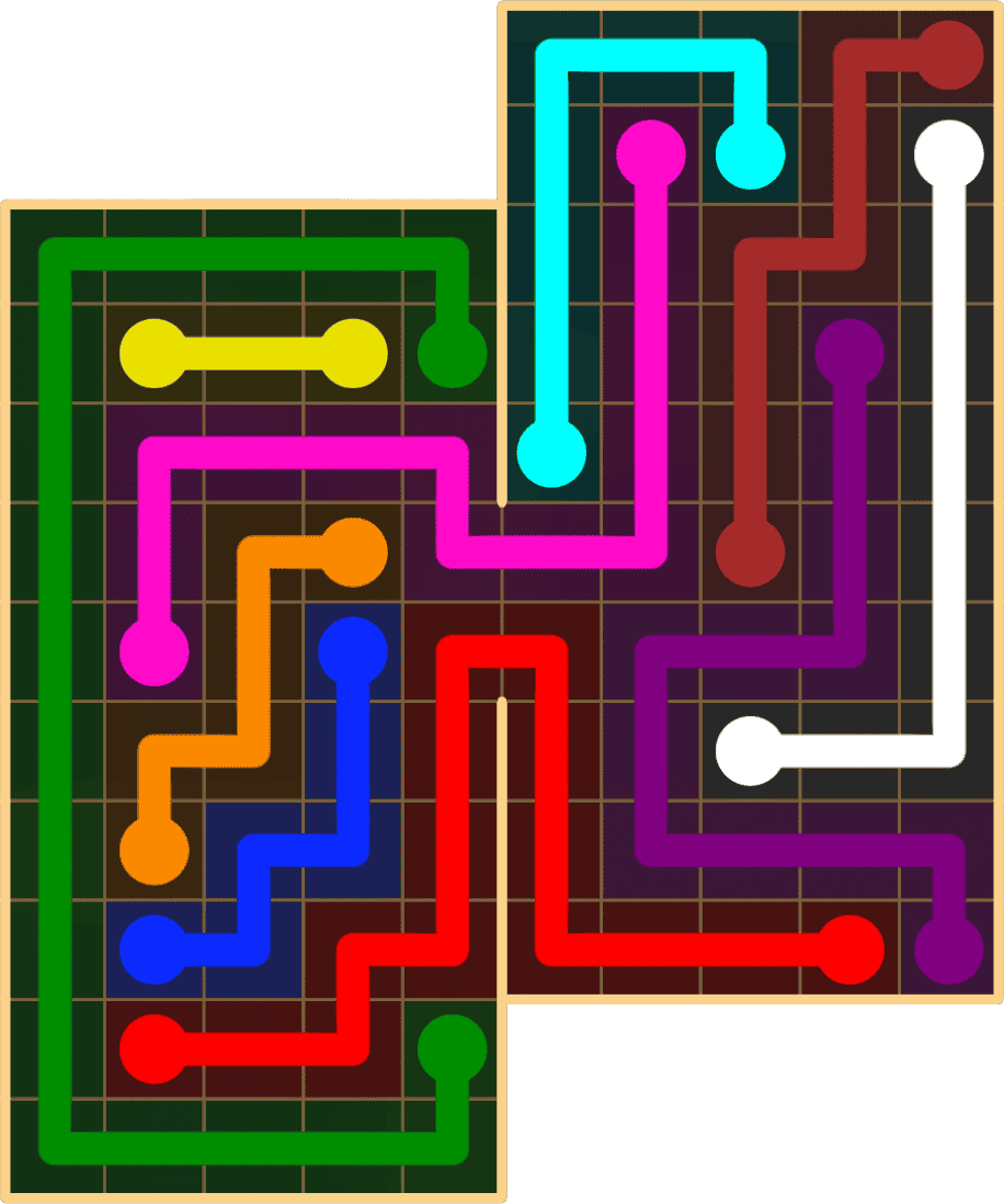 Flow Free 8871 Solution