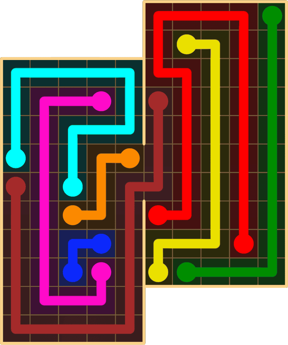 Flow Free 8877 Solution