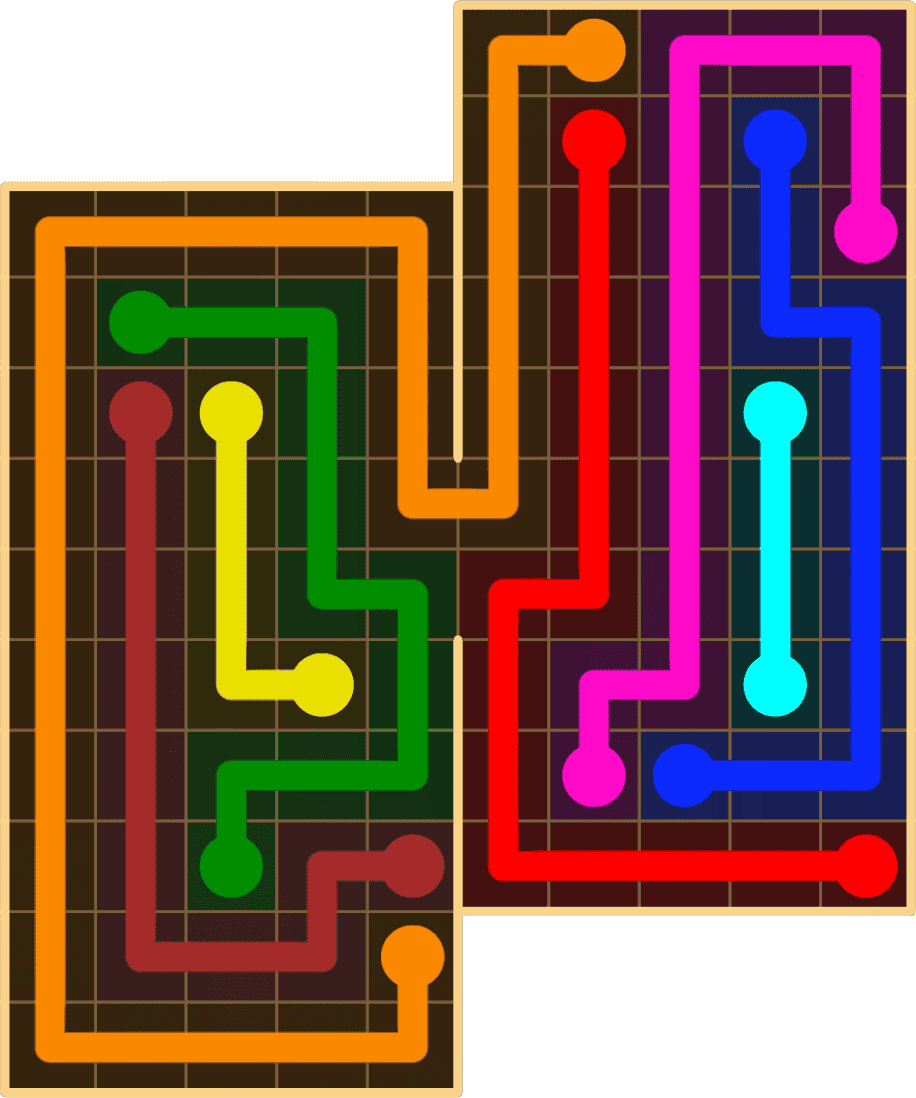 Flow Free 8878 Solution