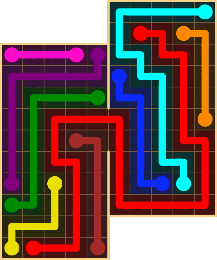 Flow Free 8879 Solution