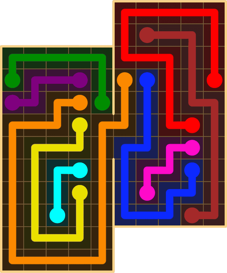 Flow Free 8880 Solution