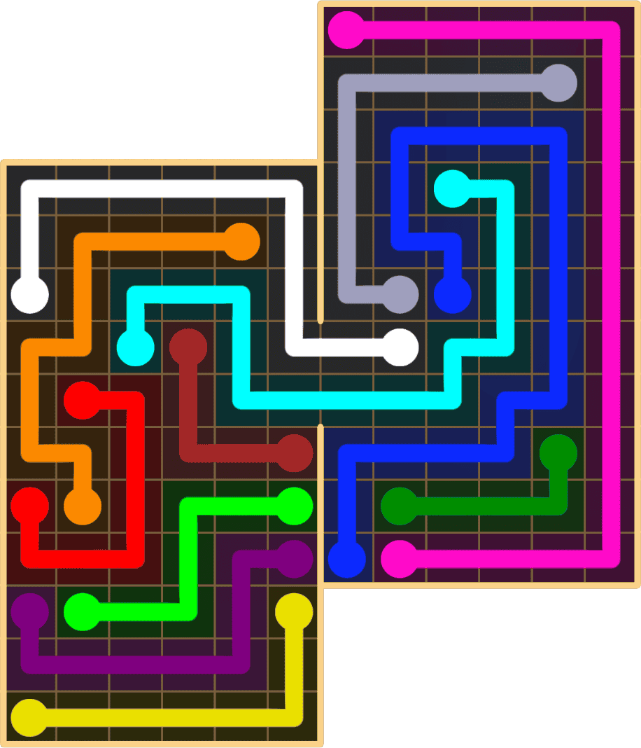 Flow Free 8891 Solution