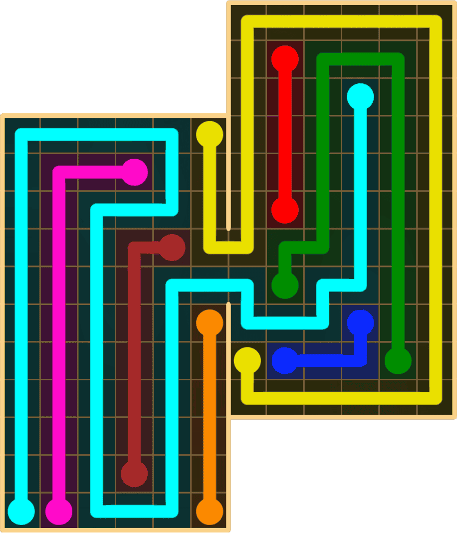 Flow Free 8892 Solution