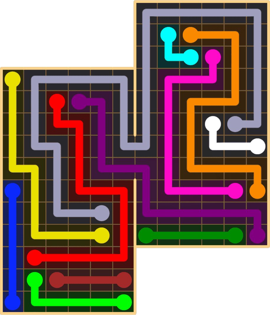 Flow Free 8893 Solution